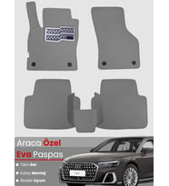 AUDİ A8 L (2017-2024) Uyumlu EVA Paspas Tam Set–Araca Özel,Su Geçirmez,Hızlı ve Kolay Montaj