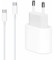 Apple iPhone 16 Type-C To Type-C 2 in 1 Şarj Seti [iPhone 16 ile Uyumlu Kablo - Beyaz]