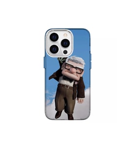 Iphone 15 Pro Uyumlu Carl Fredricksen Tasarimli Lüks Silikon Kilif (Çok Renkli)