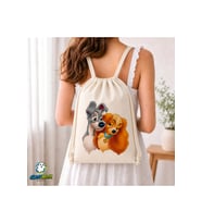 Lady ve Tramp Büzgülü Keten Çanta C170