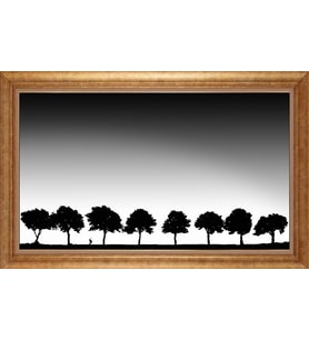 ALTIN ÇERÇEVELİ PASPARTULU TABLO CR1197
