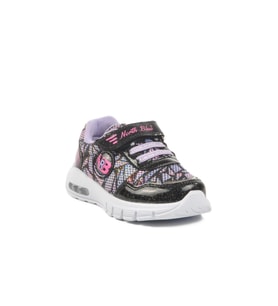 Siyah-Lila Kız Çocuk Spor Ayakkabı 336126 B