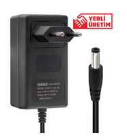 Weko 12 Volt - 1.5 Amper 5.5*2.5 Uçlu Yerli Üretim Plastik Kasa Priz Tipi Adaptör
