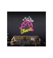 Cheers Yazılı ve Şekilli Neon Tabela