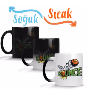Bounce Sihirli Kupa Bardak Porselen