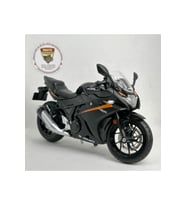 Suzuki GSX250R 1:12 Sesli Işıklı Diecast Motosiklet Modeli - Siyah Turuncu
