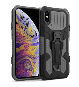 Apple Iphone X / XS Zırh Tank Kılıf Yüksek Koruma (Gri)