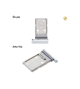 Samsung Z Fold 7 Sim İç Yuvası Çiftli Yeşil Çiftli sim yuvası ikili sim tepsisi çiftli sim aparatı dual sim çekmecesi