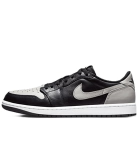 Nike Air Jordan 1 Retro Low OG Leather Unisex Sneaker Hakiki Deri Unisex Günlük Spor Ayakkabı Siyah