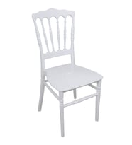Mandella Silver Sandalye Napolyon (6 adet) BEYAZ