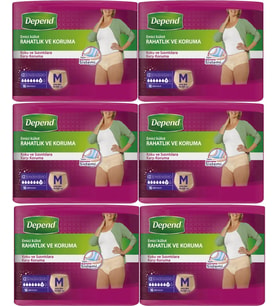 Depend Emici Külot Hasta Bezi Avantaj Pk Orta Kadın 96 Adet
