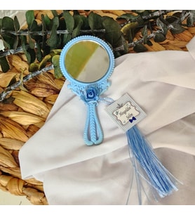 Plastik Ayna Yuvarlak Figürlü 24 Adet Nikah Hediyesi-