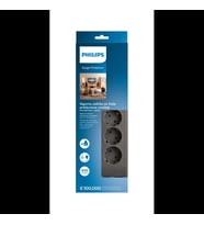 Phılıps Spn3140a/62, 4 Soket, Akım Korumalı Priz, 900 Joules, 2mt Kablo, (gri)