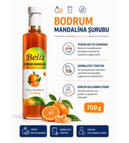 ÇareBurada Bodrum Mandalina Şurubu 700 g - Meyveli Şurup
