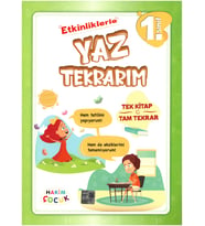 Hakim Çocuk 1 .Sınıf Etkinliklerle Yaz Tekrarım Tek Kitap Tam Tekrar Tatil Kitabı
