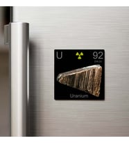 Uranium (Uranyum) Elementi – Buzdolap Magneti – 9x9 cm