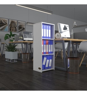 Kenzlife klasörlük raflı almakay byz 105*40*30 kitaplık ofis arkalıksız