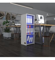 Kenzlife klasörlük raflı almakay byz 105*40*30 kitaplık ofis arkalıksız