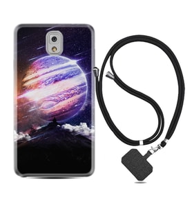 Samsung Note 3 4 5 8 9 20 Ultra 10 Lite Kılıf Boyun Askılı Silikon Super Planet 1797
