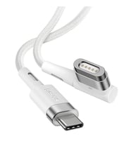Northcity 60W USB-C Manyetik L-Uçlu MacBook Hızlı Şarj Kablosu 2m - Dayanıklı Naylon Örgü