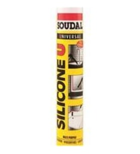 SOUDAL 280GR SILICONE ANTRASİT GRİ