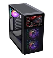 POWERBOOST PB-P4367BB 3-RGB FANLI LCD EKRANLI GAMING MID-TOWER PC KASASI
