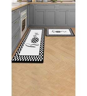 Valerine Life Mutfak Yolluğu Halısı Home Tezgah Önü Paspası İkili Kilim Takımı Döküntülere Estetik Ç