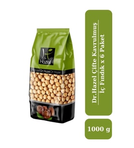 Drhazel Çifte Kavrulmuş Iç Fındık 1000 G x 6 Paket