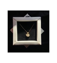 925 Gümüş  14k Gold Kaplama Kuğu Kolye
