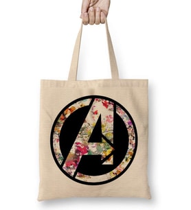 Avengers Flowers Bez Çanta Uzun Saplı