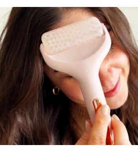 Buz Silindir Terapi Etkili Yüz Vücut Derma Masaj ve Cilt Soğutma Bakım Aleti