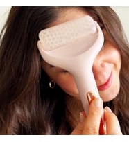 Buz Silindir Terapi Etkili Yüz Vücut Derma Masaj ve Cilt Soğutma Bakım Aleti