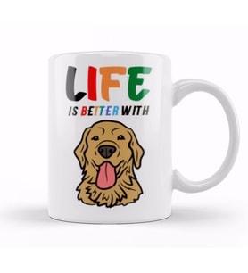 Funny Dog Lover Gift For   Men Kupa Bardak Porselen