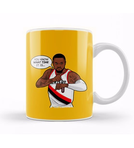 Damian Lillard What time is it Kupa Bardak Porselen