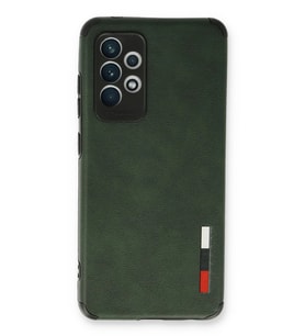 Pilelistore   Samsung Galaxy A73 5G Kılıf Loop Deri Silikon - Yeşil