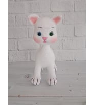 Tatlı Pisicik Amigurumi Organik Oyuncak