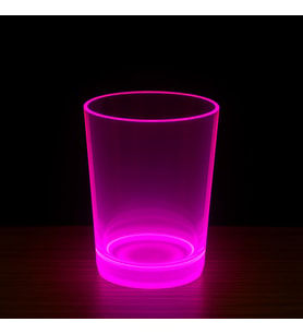 PartyGlow Neon Pembe Bardak 8.5 x 10.5 cm