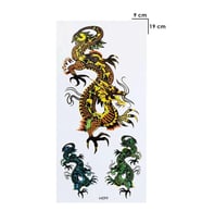 Geçici Ejderha Dövme Tattoo