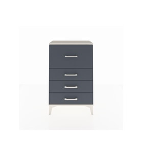 Arges Komodin 4 Çekmeceli 60x30x96 Aytaşı-Antrasit