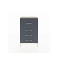 Arges Komodin 4 Çekmeceli 60x30x96 Aytaşı-Antrasit