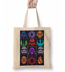 Star Wars Bez Çanta Uzun Saplı