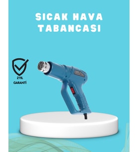 2000W Sıcak Hava Üfleme Tabancası Seramik Rezistanslı Profesyonel