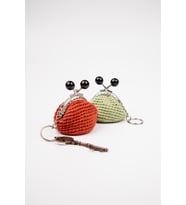 Mini Bozuk Para Cüzdanı Anahtarlık (Klipsli) (Kiremit)