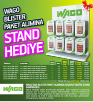 WAGO BLİSTER STAND-KLEMENS-BAĞLANTI APARATI