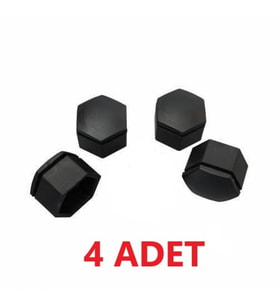 Opel Astra H Siyah  Bijon Kapagi 17x23 mm (4 Adet) 