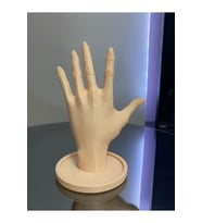 Ten Rengi 18 CM Dekoratif Beyaz El Takı Mankeni, Yüzük Standı, Ürün Sergileme Standı, Organizer