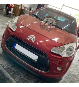 Citroen C3 2010-2015 Uyumlu H lip Esnek Ön Lip 2 Parça Karlık Ön Ek Tampon Altı Dil