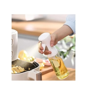 Zeytinyağı Limon Cam Sprey Şişesi Cam Yağ Püskürtücü Yağdanlık Airfryer Tasarruf 200 ml