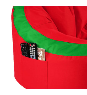 Top Koltuk Kırmızı 63*84*27 CM (Karışık)