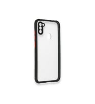 Çınarcık Dev Samsung Galaxy A11 Kılıf Miami Şeffaf Silikon - Gri
